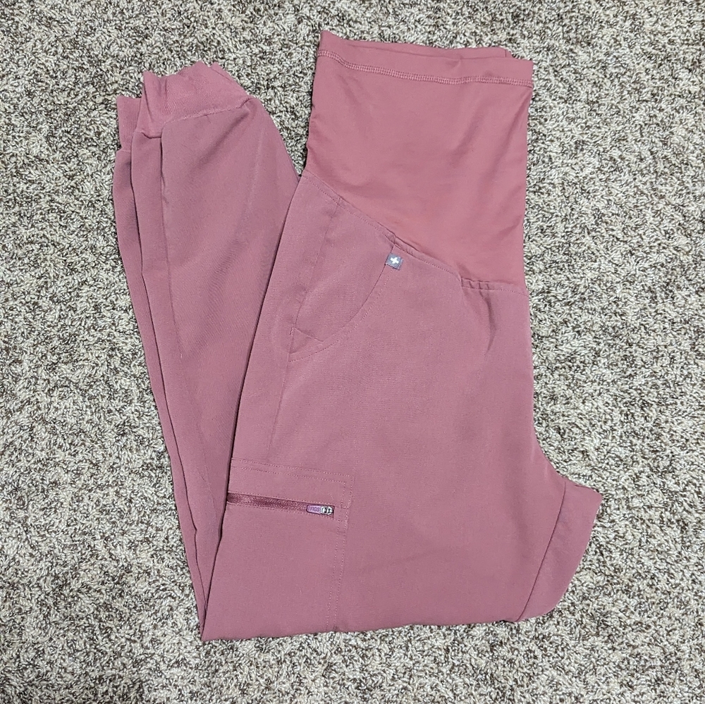 Figs Maternity Scrub Pants - Joggers - Mauve